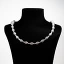 Marquise Station Necklace, White Gold thumbnail 1