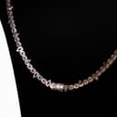 Spiked Diamond Tennis Necklace, Two Tone thumbnail 3