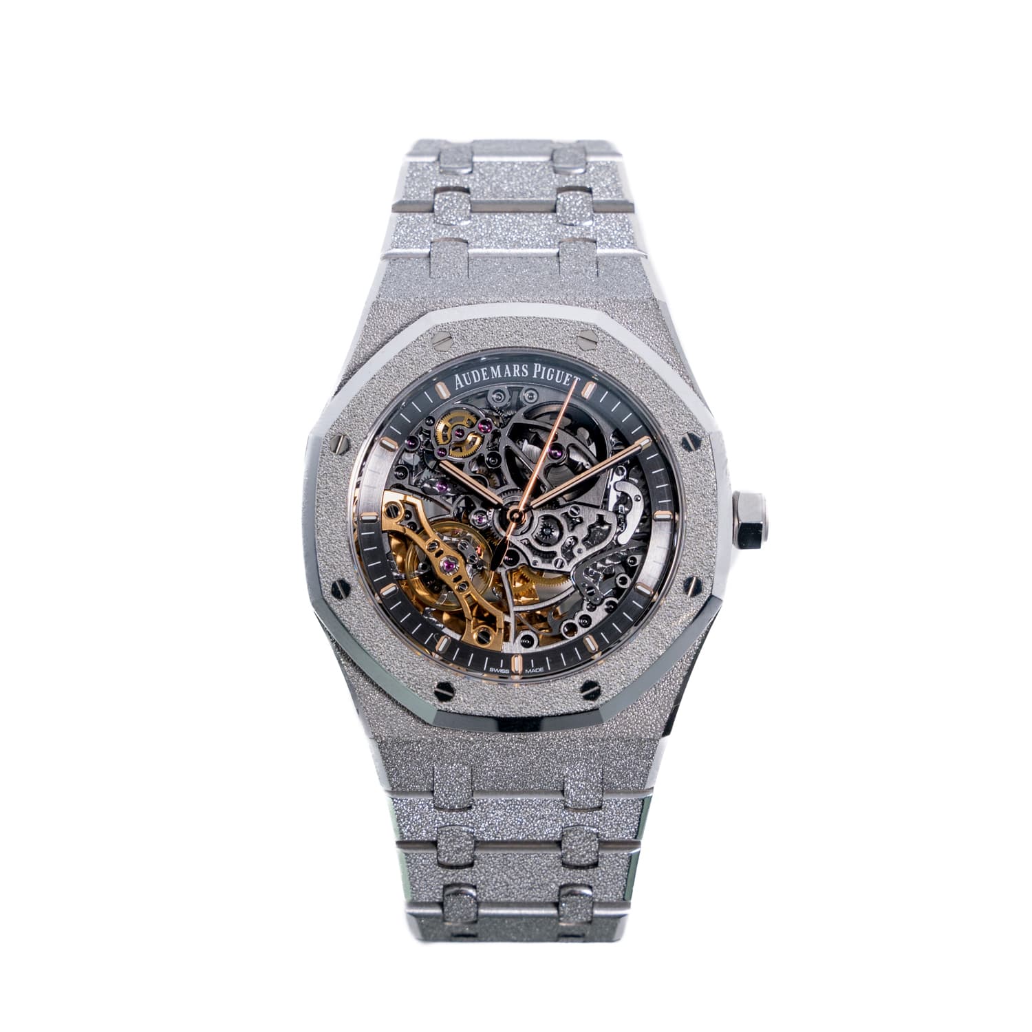 Royal Oak Frosted Double Balance Wheel Openworked