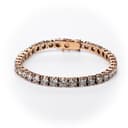 Rose Gold Diamond Tennis Bracelet thumbnail 2