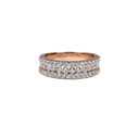 Rose Gold Eternity Diamond Pointer Ring thumbnail 1