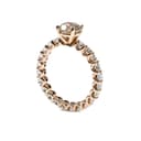 Eternity Diamond Rose Gold Ring thumbnail 1
