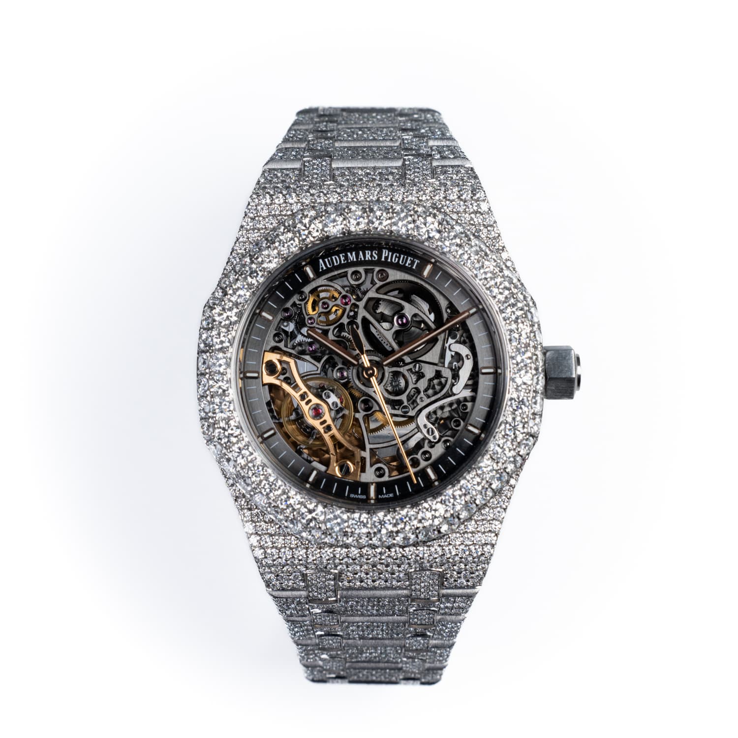 Royal Oak Double Balance Wheel Openworked Diamond Afterset