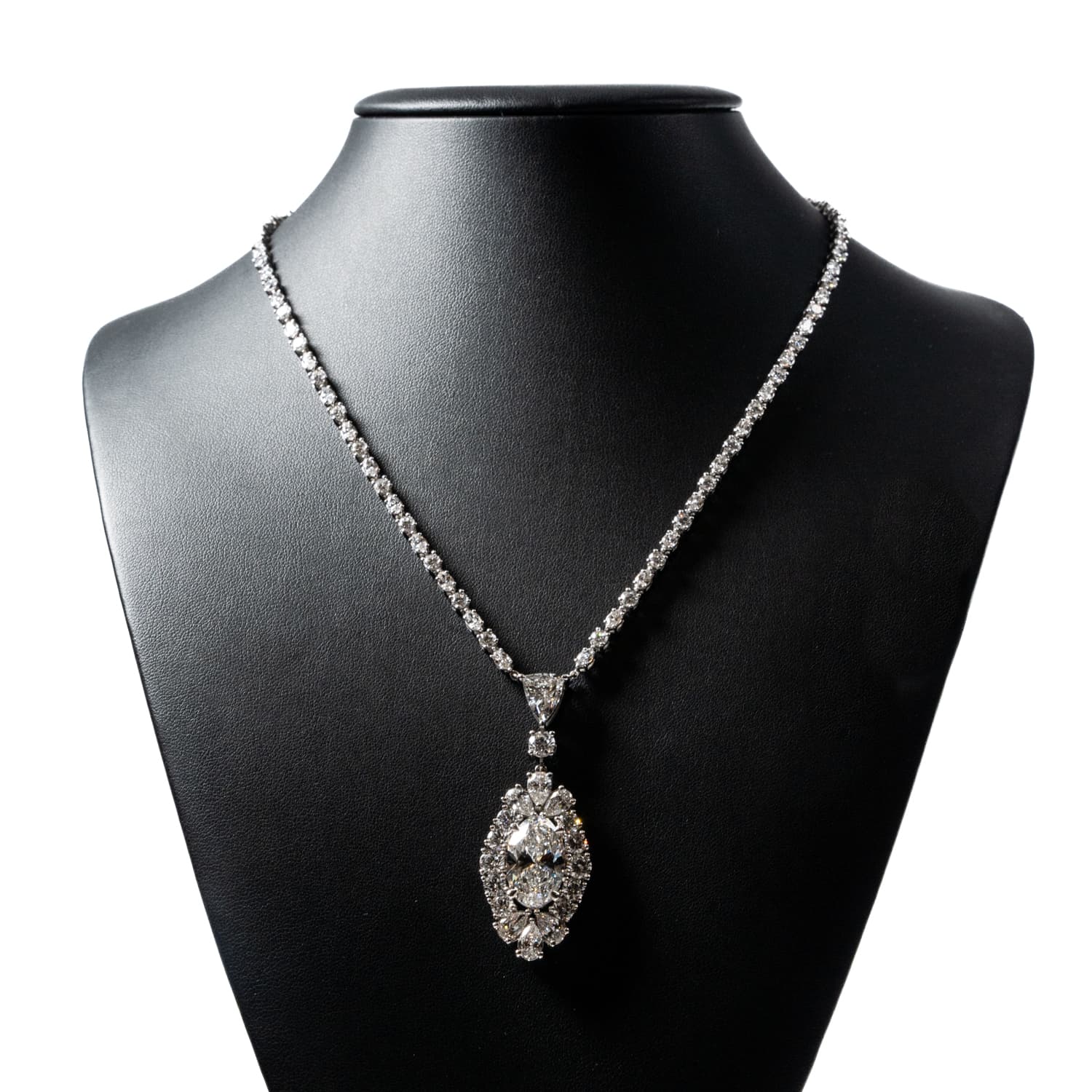 Regal Marquise Diamond Pendant