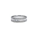 White Gold Eternity Diamond Baguette and Pointer Ring thumbnail 1