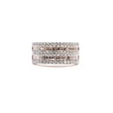 Rose Gold Diamond Baguette and Pointer Ring thumbnail 1