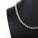Round Cut Brilliant 75ct Diamond Tennis Chain thumbnail 3