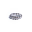 White Gold Infinity Band Ring thumbnail 3