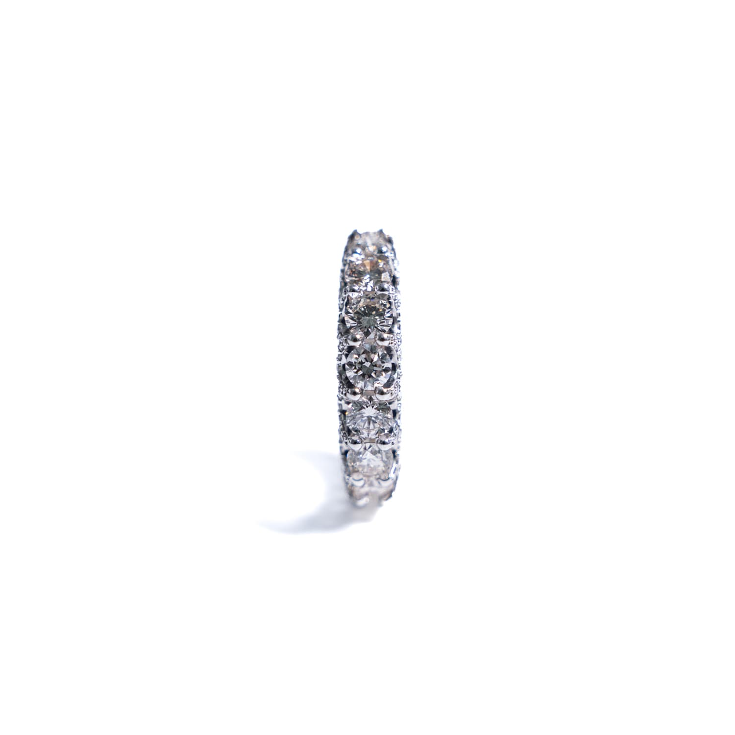 White Gold Infinity Band Ring