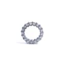 White Gold Infinity Band Ring thumbnail 2