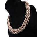 24mm Miami Raised Diamond Pointer Chain thumbnail 2