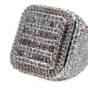 Sqaure Diamond Baguette Ring thumbnail 5