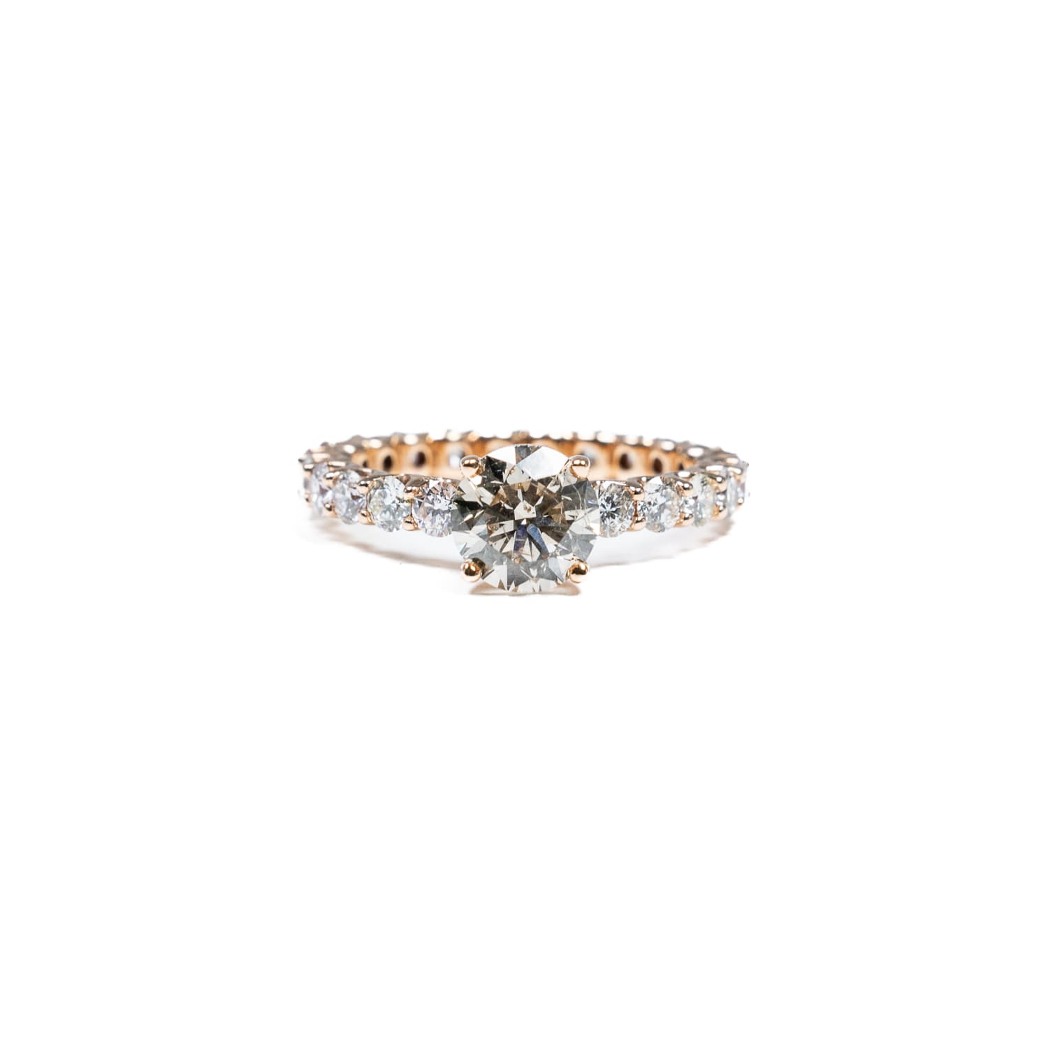 Eternity Diamond Rose Gold Ring - LKB Jewellers