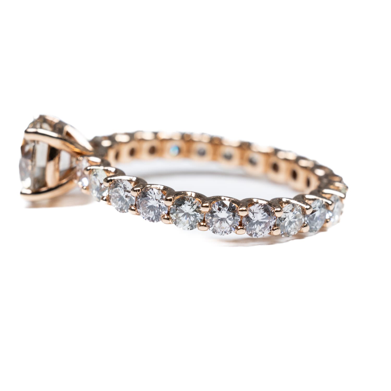 Eternity Diamond Rose Gold Ring - LKB Jewellers