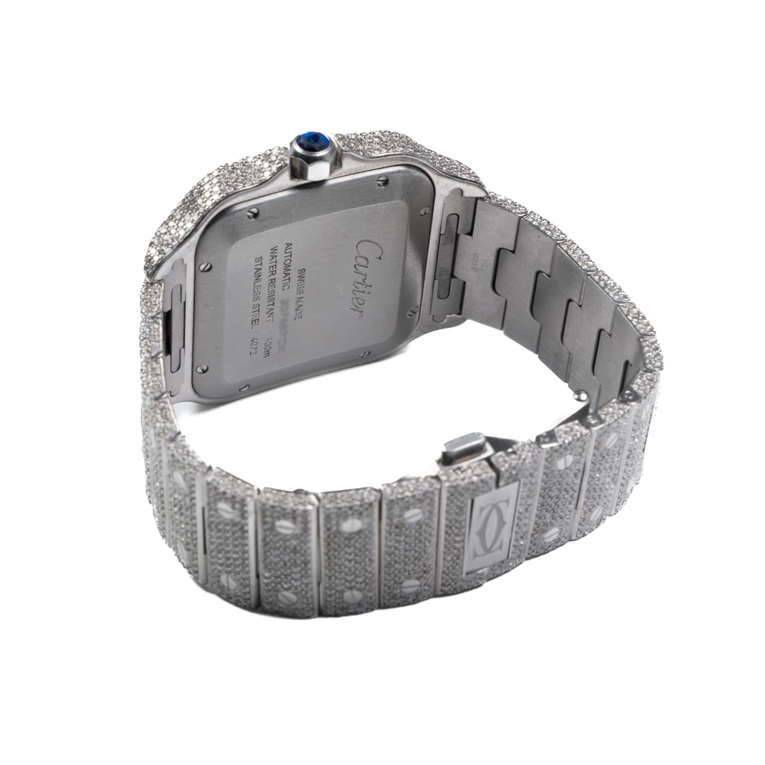 Cartier Santos Diamond Afterset - LKB Jewellers