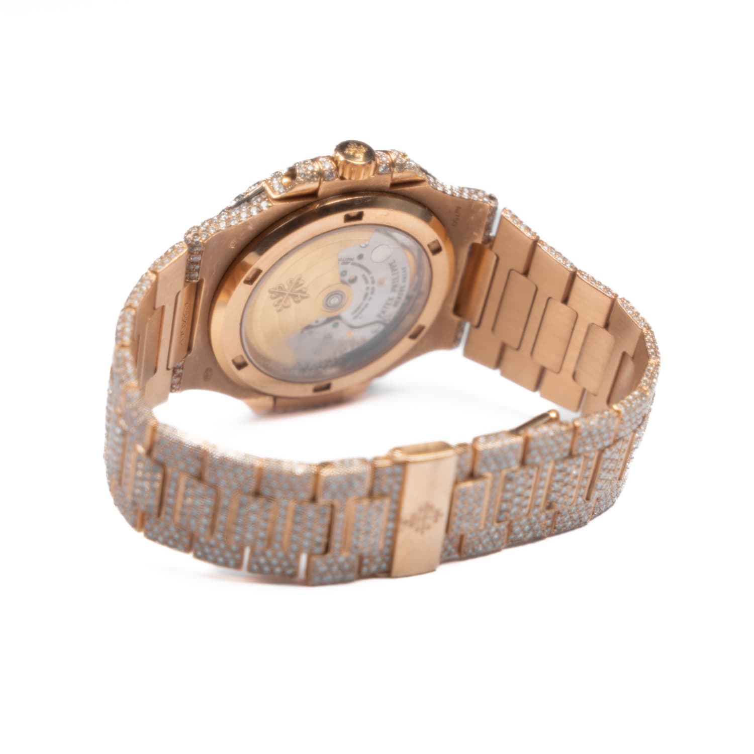 Patek Philippe Diamond Afterset Nautilus Rose Gold 5711/1R-001 - LKB Jewellers