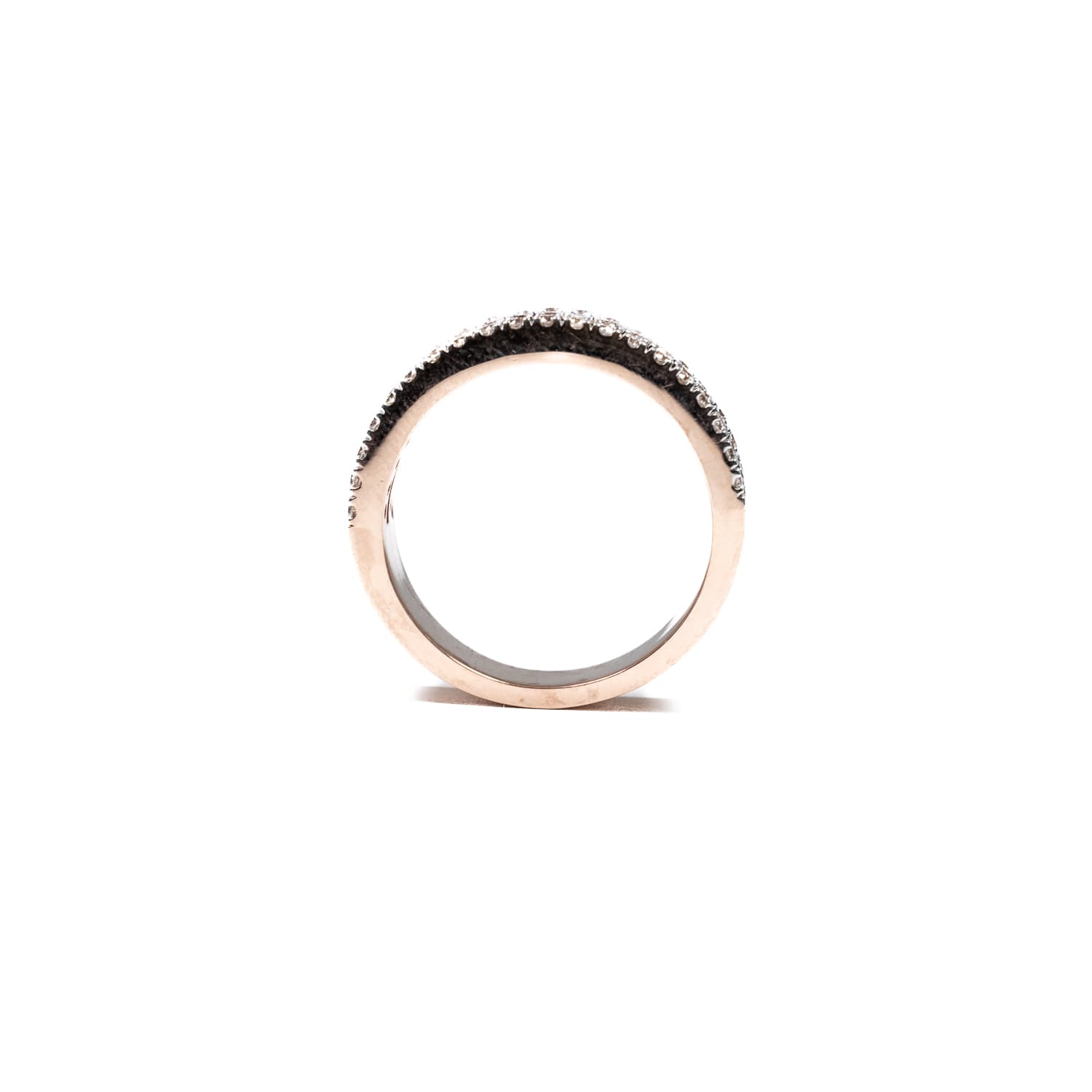 Rose Gold Diamond Baguette and Pointer Ring - LKB Jewellers