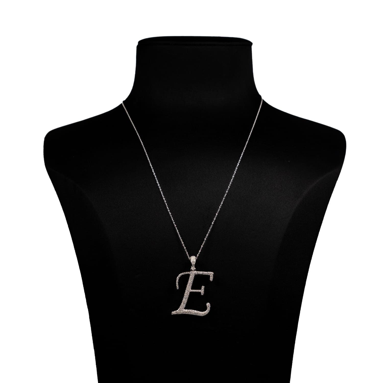 Script Initial Pendant, Letter E