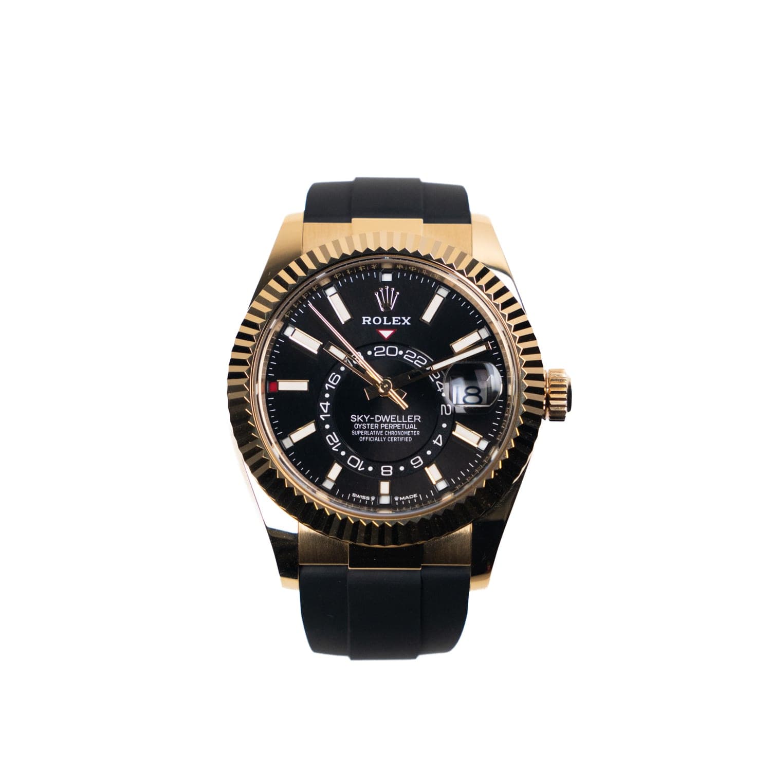 Rolex Sky-Dweller Yellow Gold Oysterflex