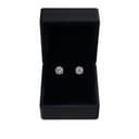 Round Diamond Stud Earrings, Classic thumbnail 1