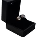 Round Diamond Stud Earrings, Larger thumbnail 5